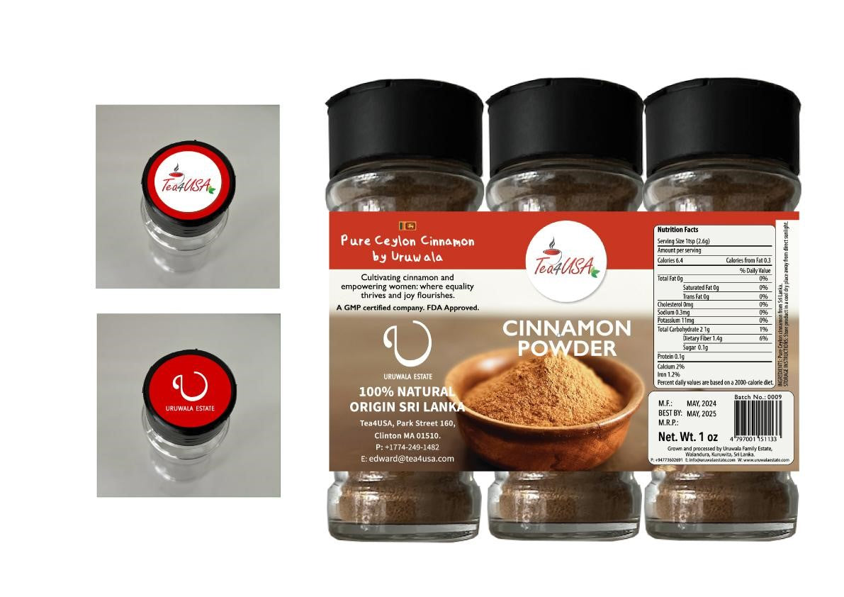 Authentic Ceylon Cinnamon Powder – TEA4USA LLC