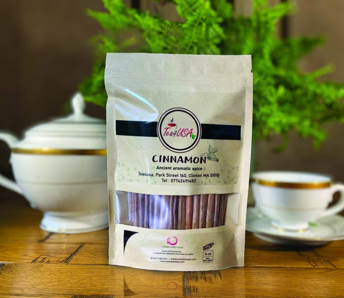 Cinnamon Spice sticks 4oz Bag by Tea4USA, Hand-picked from Sri Lanka