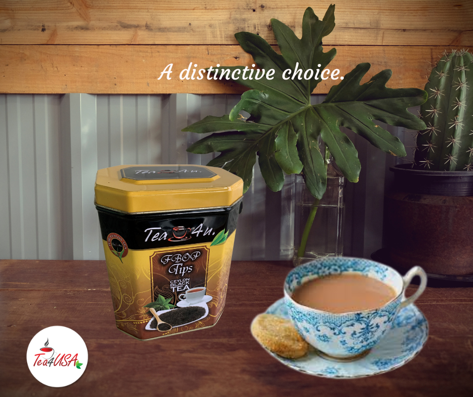 Tea4U FBOP Tips Loose Black Tea 200 gms tin