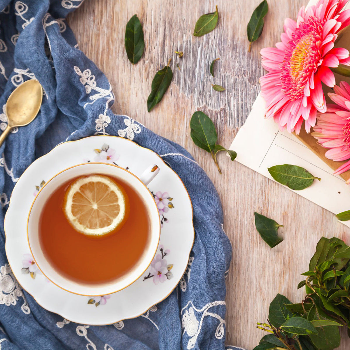 Tea4U Lemon Black Tea Bags - Original Ceylon Tea 25 Tea Bags