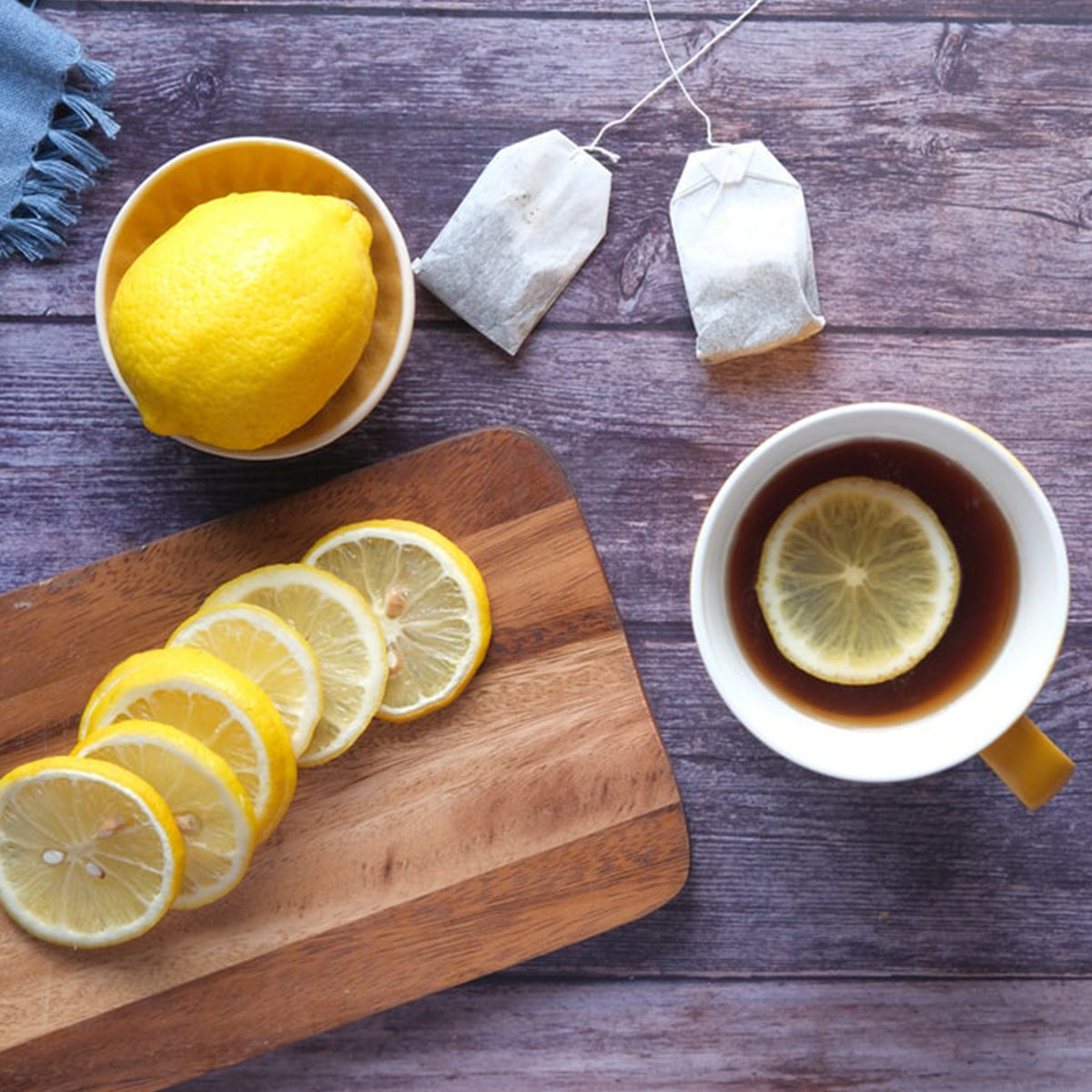 Tea4U Lemon Black Tea Bags - Original Ceylon Tea 25 Tea Bags