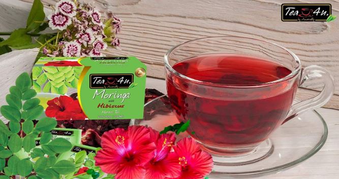 Flavored Moringa Fruity Hibiscus Tea