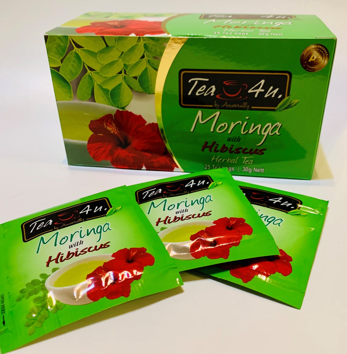 Flavored Moringa Fruity Hibiscus Tea