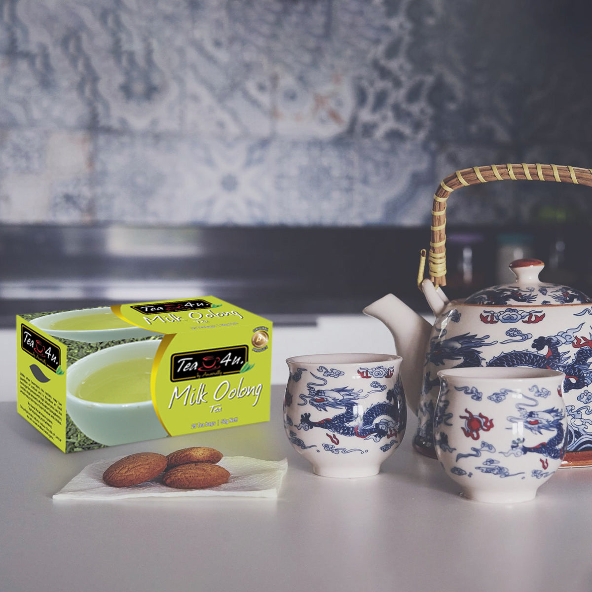 Tea4U Milk Oolong Green Tea Bags