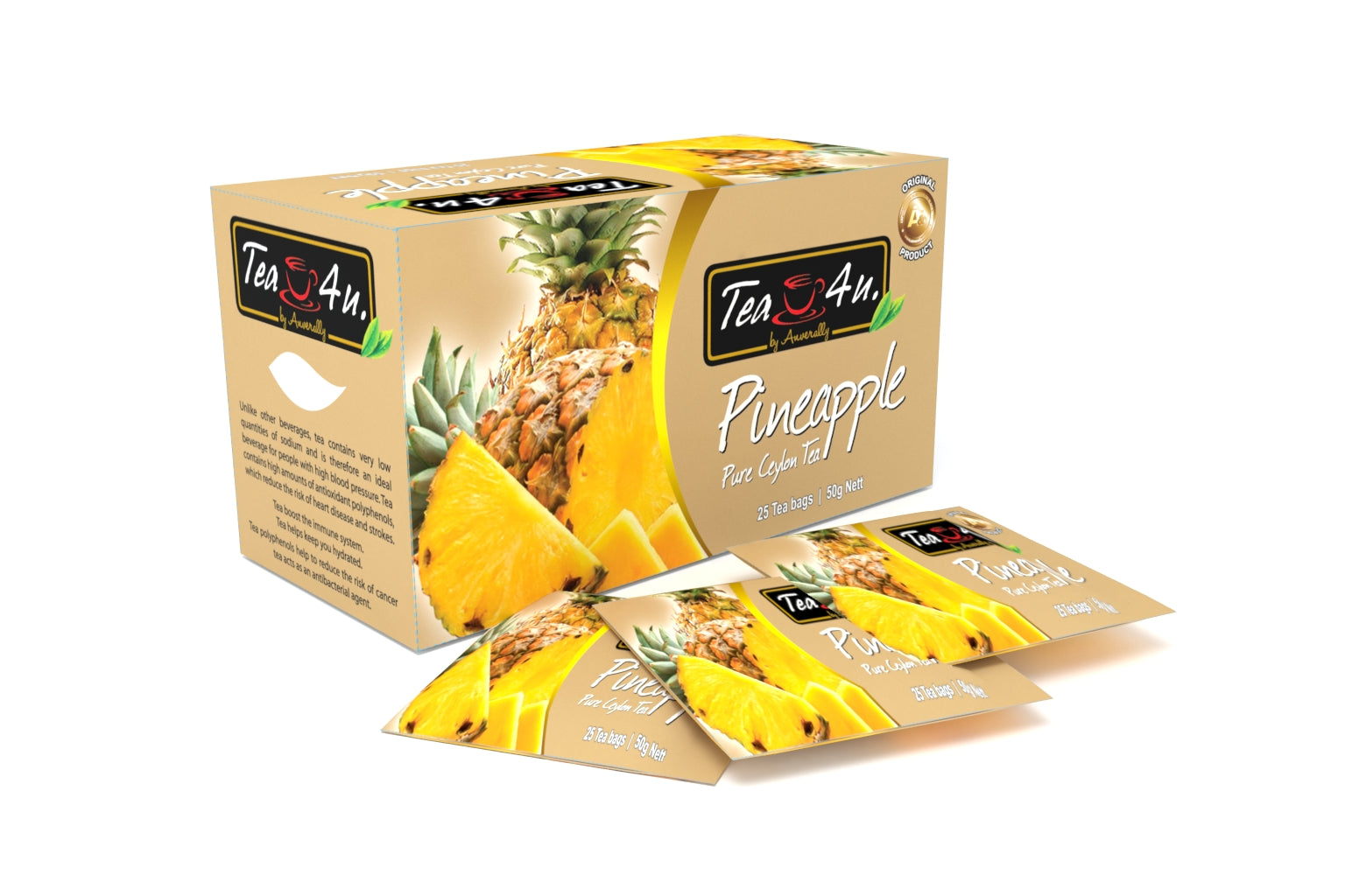 Tea4U Pineapple Black Tea Bags