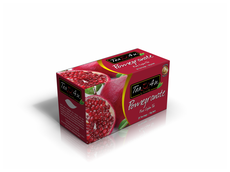 Tea4U Pomegranate Black Tea Bags