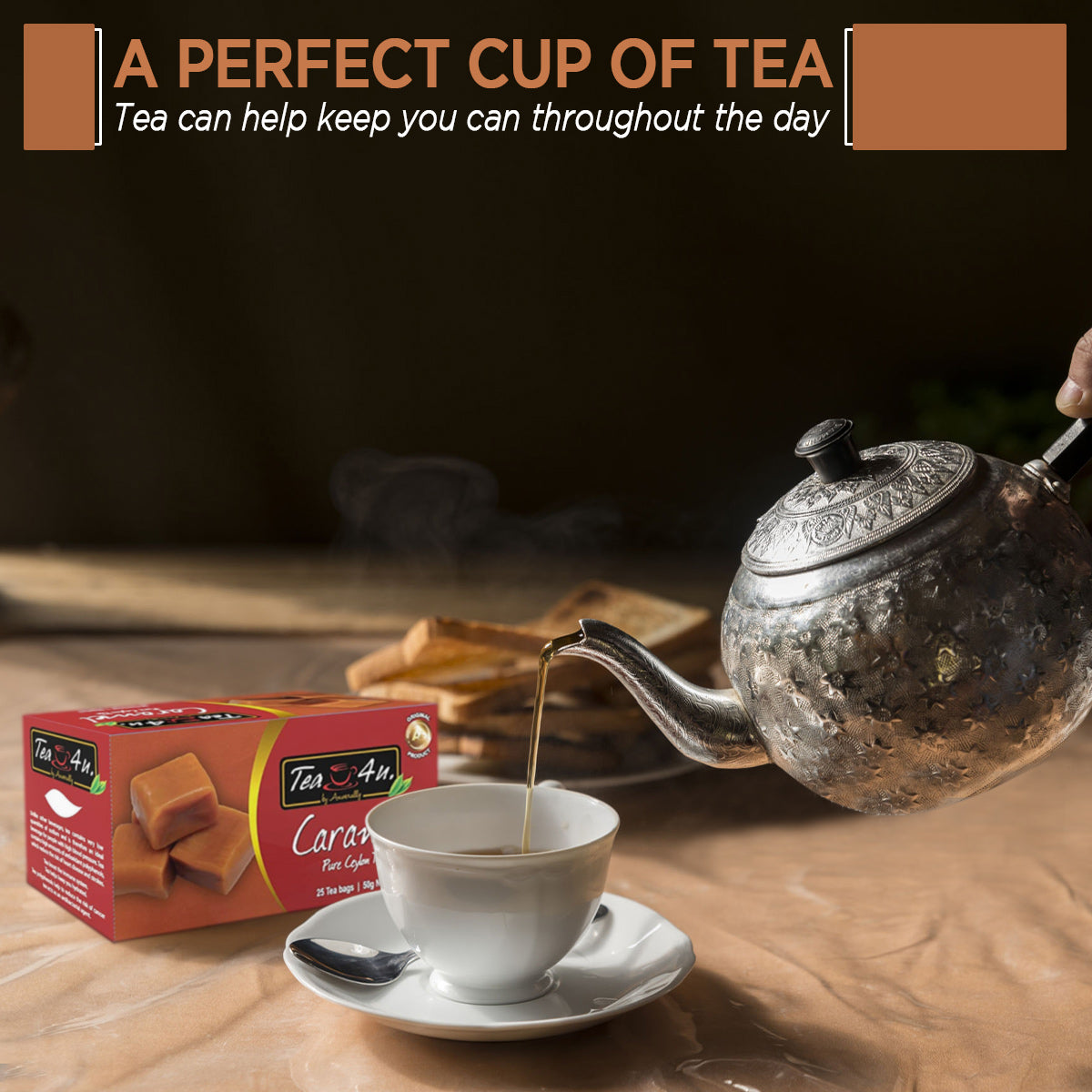 Tea4U Caramel Black Tea Bags