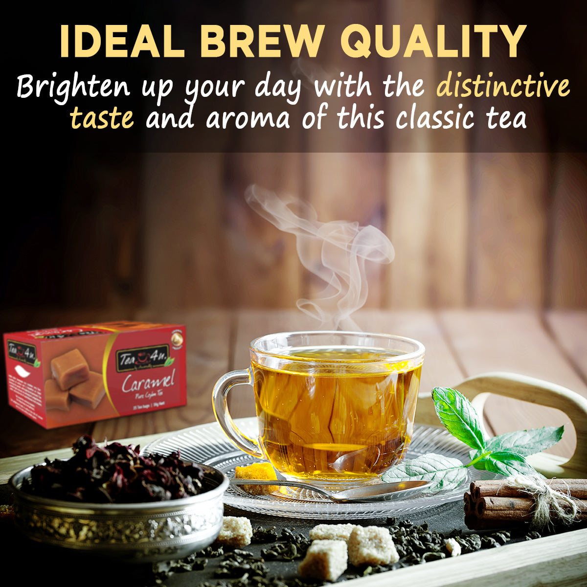 Tea4U Caramel Black Tea Bags