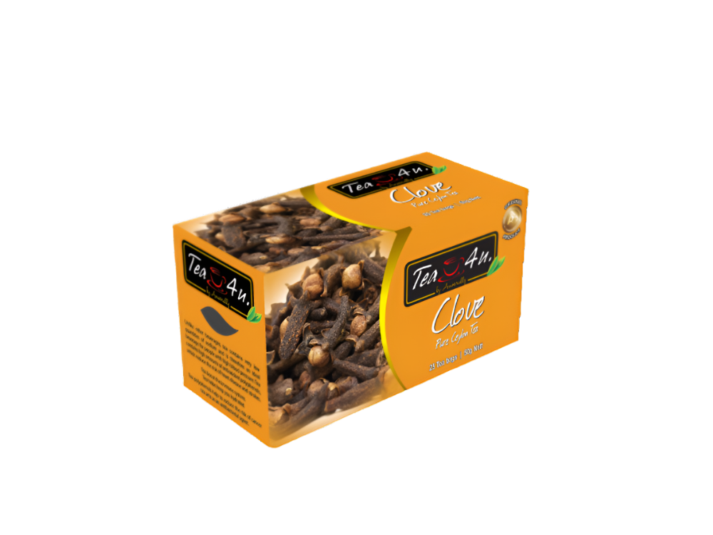 Tea4U Clove Flavored Black Tea in a 100g package