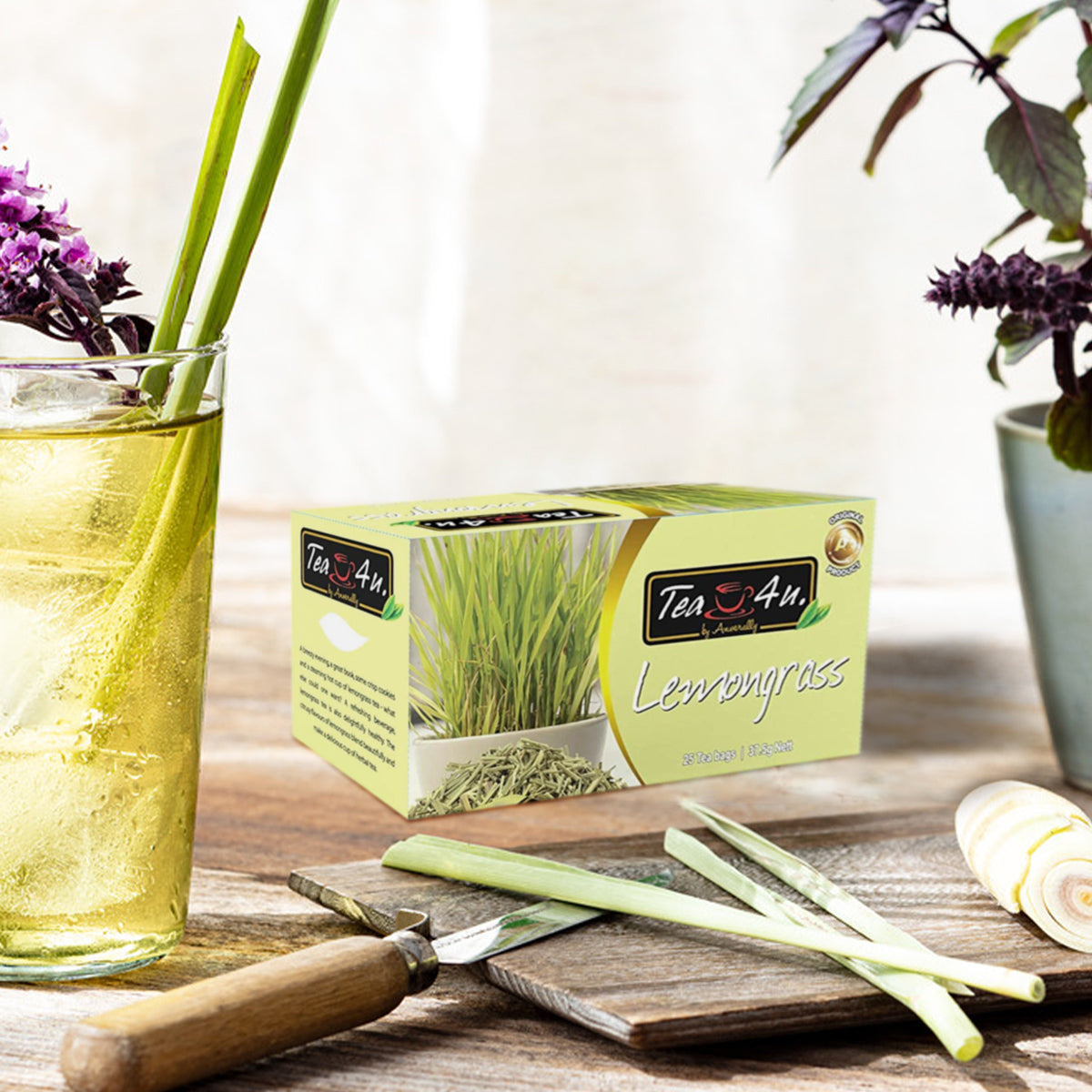 Tea4U Herbal Infusion Tea Bags - Lemongrass