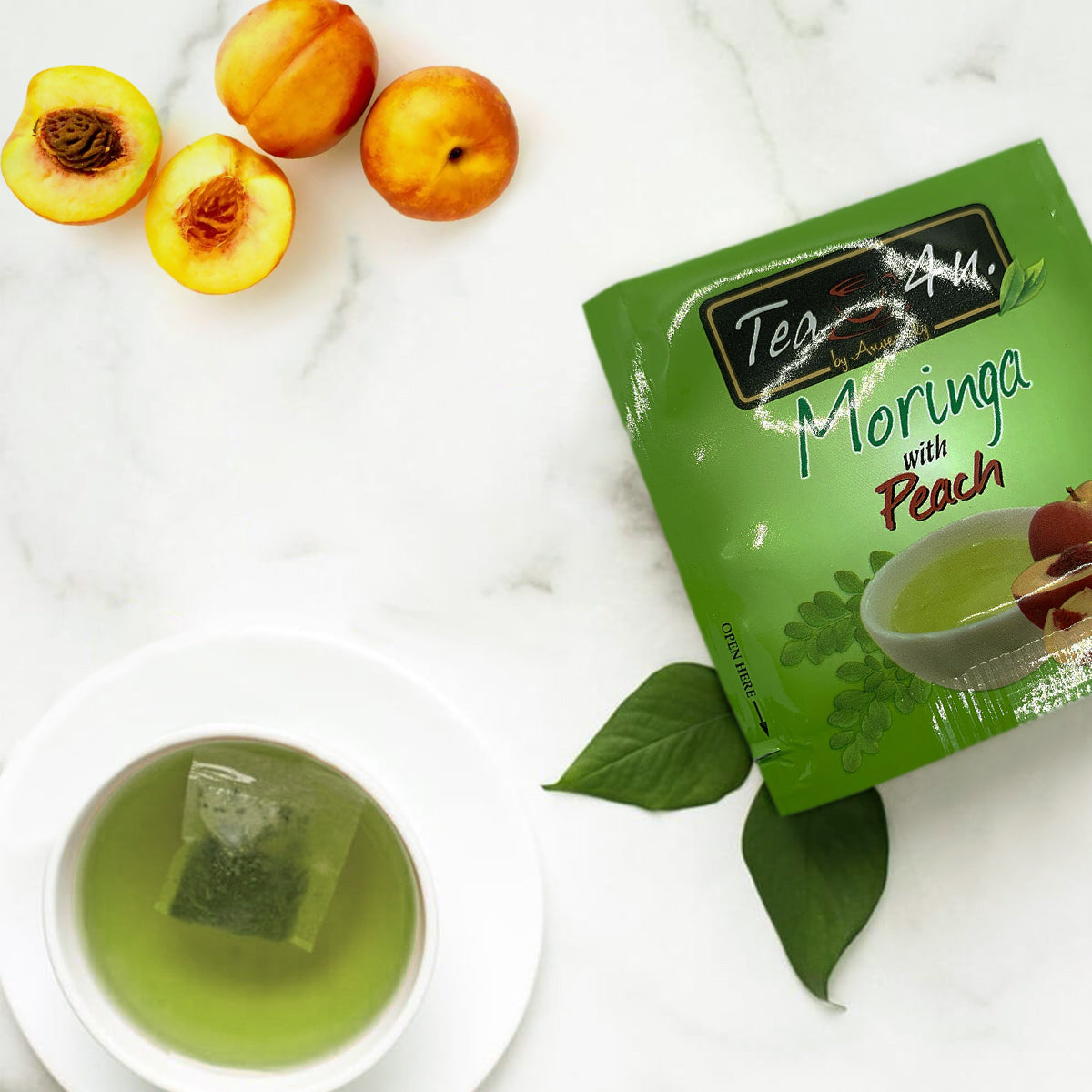 Tea4U Antioxidant Rich Flavored Moringa - Peach