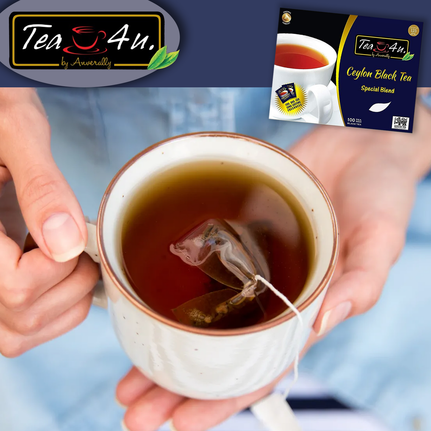 Original Blend Black Ceylon Tea Bags 100 teabags