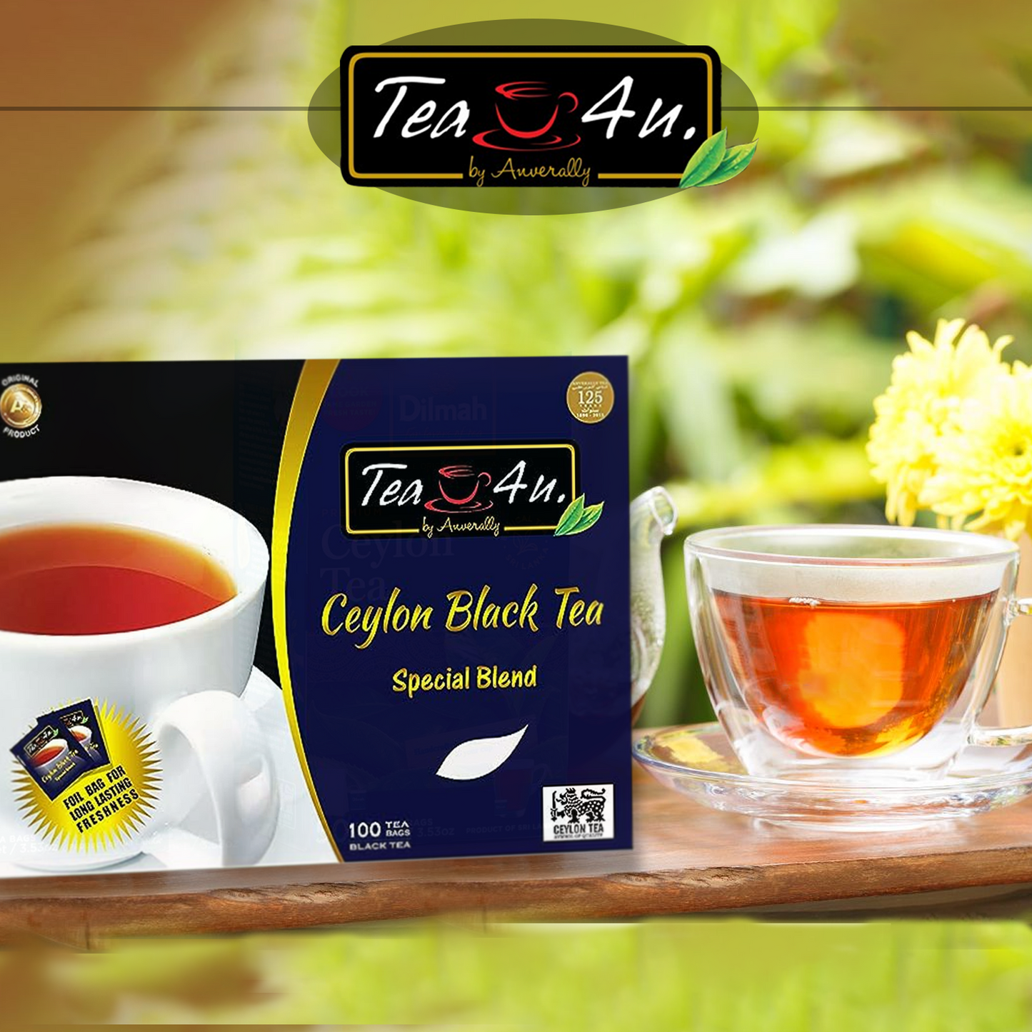 Original Blend Black Ceylon Tea Bags 100 teabags