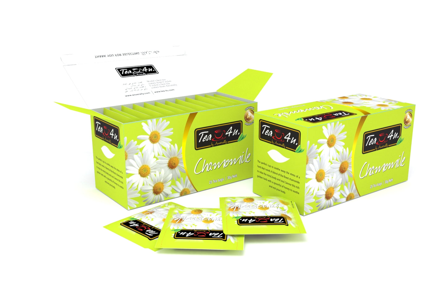 Tea4U Herbal Infusion Teabags - Chamomile