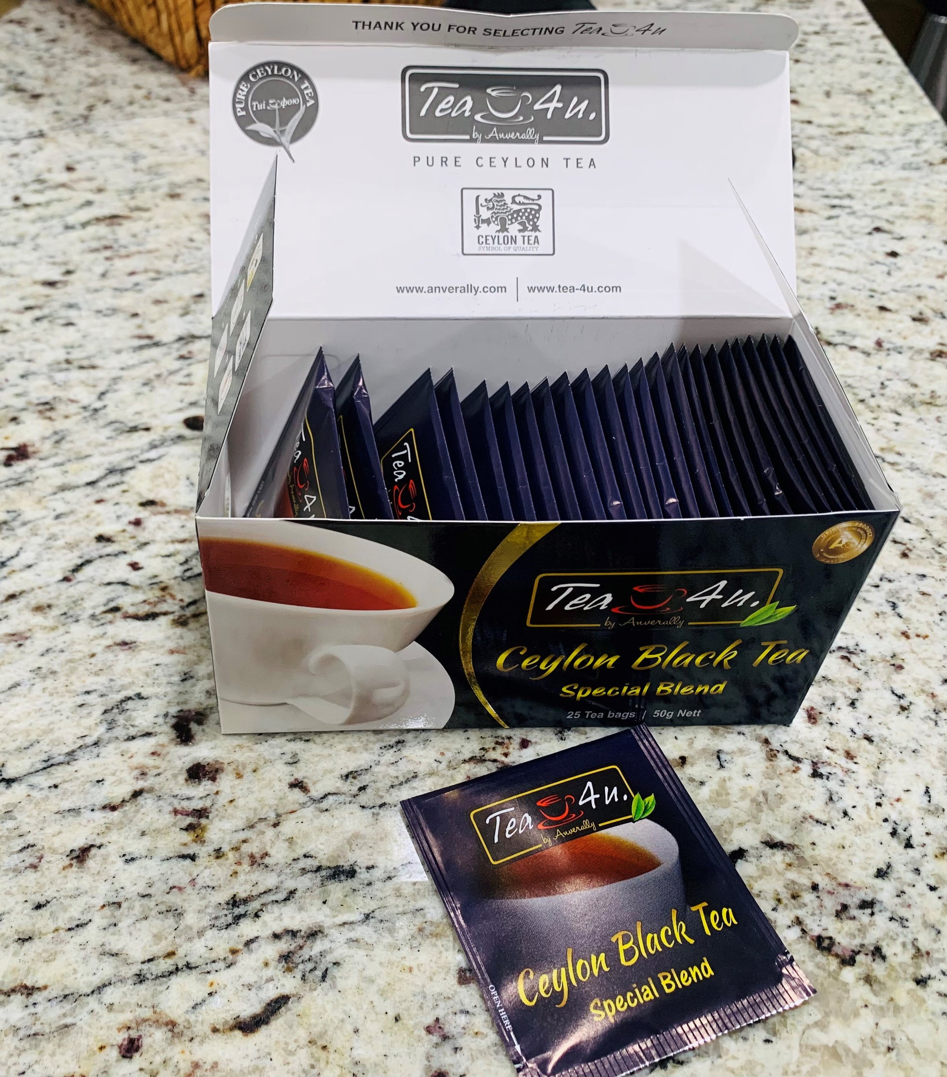 Tea4U Ceylon Black Tea Special Blend 25 Teabags